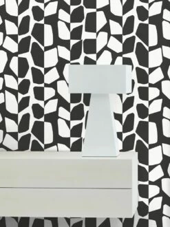 Tapete Urano Schwarz -Wallpaper From The 70s Geschäft Urano B 790551 2880x1440