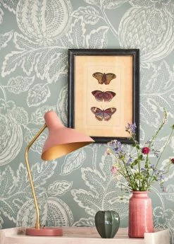 Tapete Valldemossa Blassminttürkis -Wallpaper From The 70s Geschäft Valldemossa A 462831 2880x1440