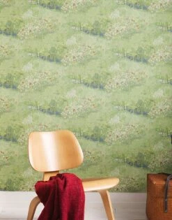 Tapete VanGogh Garden Blassgrün -Wallpaper From The 70s Geschäft VanGogh Garden A 450431 2880x1440