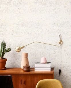 Tapete VanGogh Meadow Cremeweiss -Wallpaper From The 70s Geschäft VanGogh Meadow A 450452 2880x1440