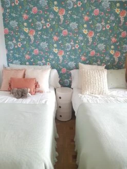 Tapete Vanity Türkisblau 8 Tapete Vanity Türkisblau -Wallpaper From The 70s Geschäft Vanity L 821942 2880x1440