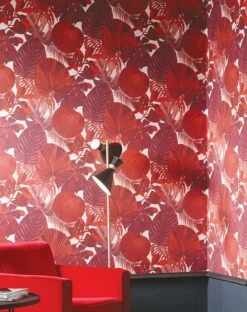 Tapete Venaria Korallenrot -Wallpaper From The 70s Geschäft Venaria B 625061 2880x1440