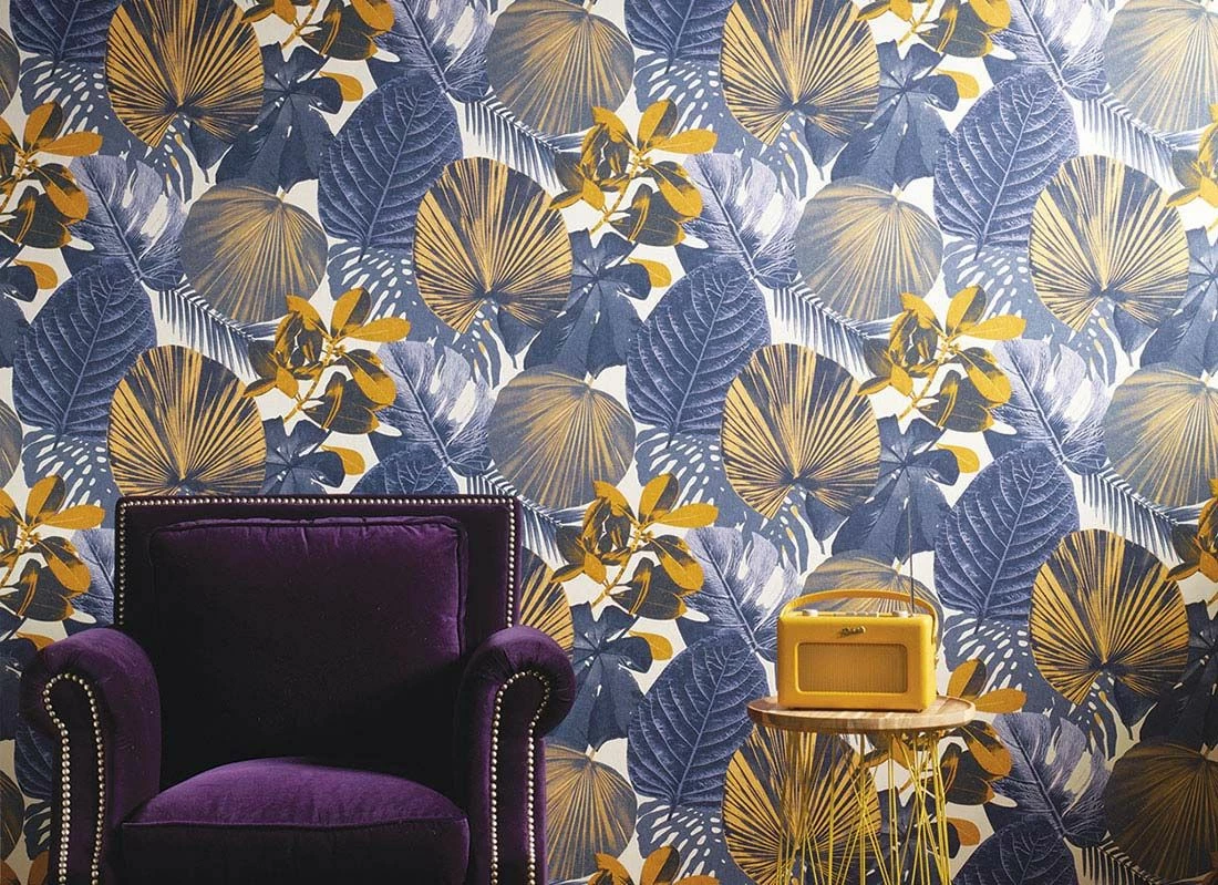 Tapete Venaria Violettblau 3 Tapete Venaria Violettblau