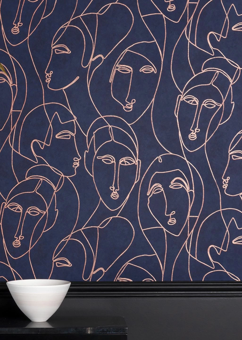 Tapete Vertigo Stahlblau 3 Tapete Vertigo Stahlblau