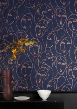 Tapete Vertigo Stahlblau 10 Tapete Vertigo Stahlblau -Wallpaper From The 70s Geschäft Vertigo B 625952 2880x1440