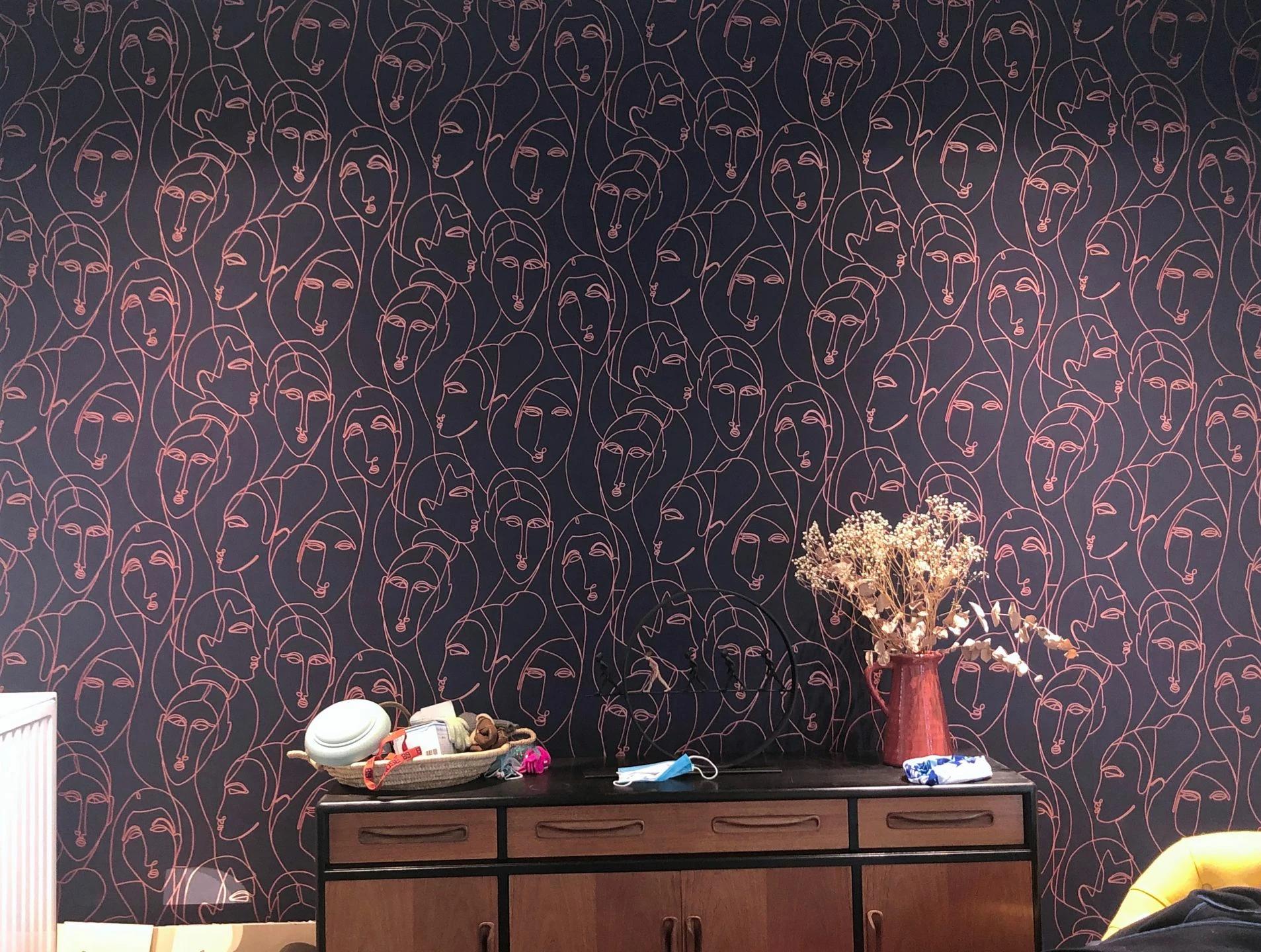 Tapete Vertigo Stahlblau 7 Tapete Vertigo Stahlblau – Bild 5