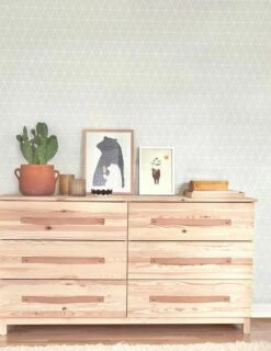 Tapete Viggo Blassgrau -Wallpaper From The 70s Geschäft Viggo C 389121 2880x1440