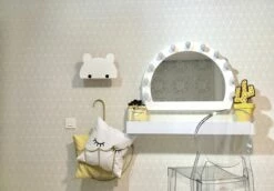 Tapete Viggo Blassgrau -Wallpaper From The 70s Geschäft Viggo K 389121 2880x1440