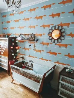 Tapete What Does The Fox Say Blasstürkis -Wallpaper From The 70s Geschäft What does the Fox say 461441 2880x1440