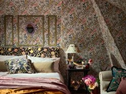 Tapete Wispa Olivgelb -Wallpaper From The 70s Geschäft Wispa D 462505 2880x1440