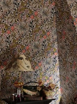 Tapete Wispa Olivgelb -Wallpaper From The 70s Geschäft Wispa E 462505 2880x1440