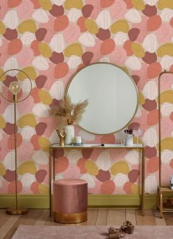 Tapete Woodstock Rottöne -Wallpaper From The 70s Geschäft Woodstock A 431861 2880x1440