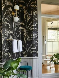 Versace Tapete Yasmin Schwarz -Wallpaper From The 70s Geschäft Yasmin K 410553 2880x1440