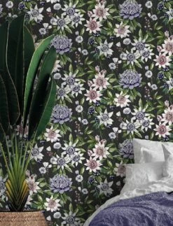 Tapete Zagora Schwarz -Wallpaper From The 70s Geschäft Zagora C 104473 2880x1440