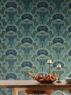 Tapete Zarabia Dunkelblau -Wallpaper From The 70s Geschäft Zarabia C 790291 2880x1440