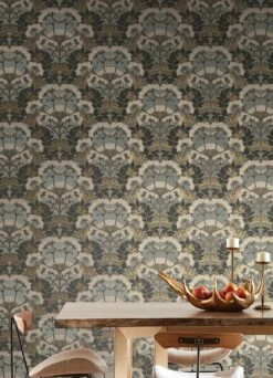 Tapete Zarabia Grau -Wallpaper From The 70s Geschäft Zarabia C 790293 2880x1440