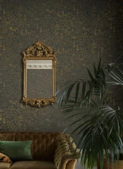 Tapete Zen Garden Basaltgrau -Wallpaper From The 70s Geschäft Zen Garden B 452392 2880x1440