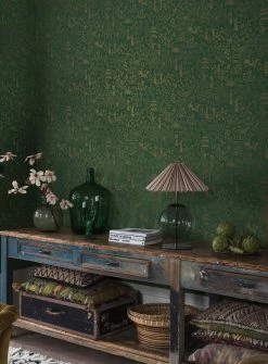 Tapete Zen Garden Patinagrün -Wallpaper From The 70s Geschäft Zen Garden D 452391 2880x1440