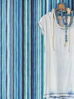 Tapete Zeno Türkisblau -Wallpaper From The 70s Geschäft Zeno B 821541 2880x1440