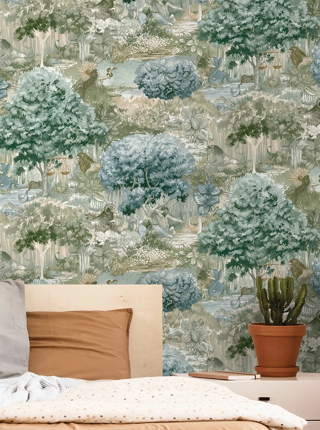 Tapete Zodiac Forest Grün 3 Tapete Zodiac Forest Grün