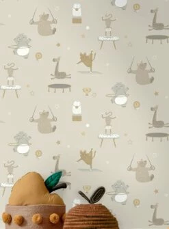 Tapete Zolympic Hellbeigegrau -Wallpaper From The 70s Geschäft Zolympic B 104612 2880x1440