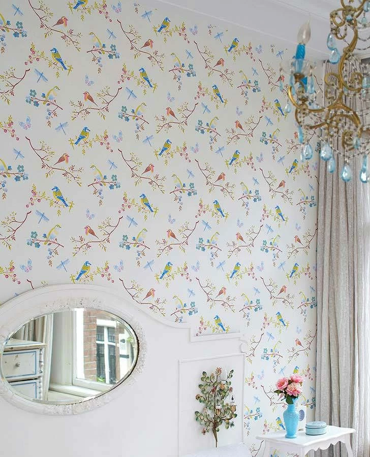 Tapete Audrey Cremeweiss Perlglanz 3 Tapete Audrey Cremeweiss Perlglanz