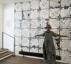 Tapete Brooklyn Tins 01 Elfenbein -Wallpaper From The 70s Geschäft brooklyn tins01 270121 a 2880x1440