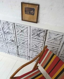 Tapete Brooklyn Tins 04 Hellgrau -Wallpaper From The 70s Geschäft brooklyn tins04 270124 a 2880x1440