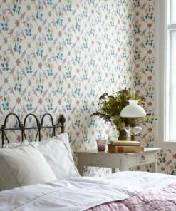 Tapete Enki Pastellviolett -Wallpaper From The 70s Geschäft enki 106251 b 2880x1440