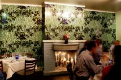 Tapete Iris Hellolivgrün -Wallpaper From The 70s Geschäft iris 320171 a 2880x1440