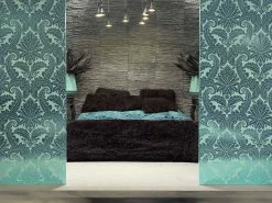 Tapete Nemesis Smaragdgrün Glanz -Wallpaper From The 70s Geschäft nemesis 820142 a 2880x1440