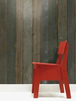 Tapete Scrapwood 04 Braungrau