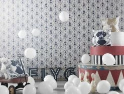 Tapete Tillsammans Dunkelblau -Wallpaper From The 70s Geschäft tillsammans 341105 a 2880x1440