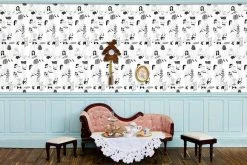 Tapete Time For Tea Schwarz -Wallpaper From The 70s Geschäft time for tea 355131 2880x1440