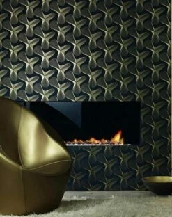Tapete Verve Gold -Wallpaper From The 70s Geschäft verve 863031 a 2880x1440