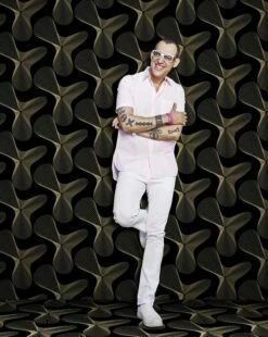 Tapete Verve Gold -Wallpaper From The 70s Geschäft verve 863031 c 2880x1440